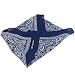 QUMAO Pack de 3 Pañuelos Bandanas de Modelo de Paisley para Cuello/Cabeza...