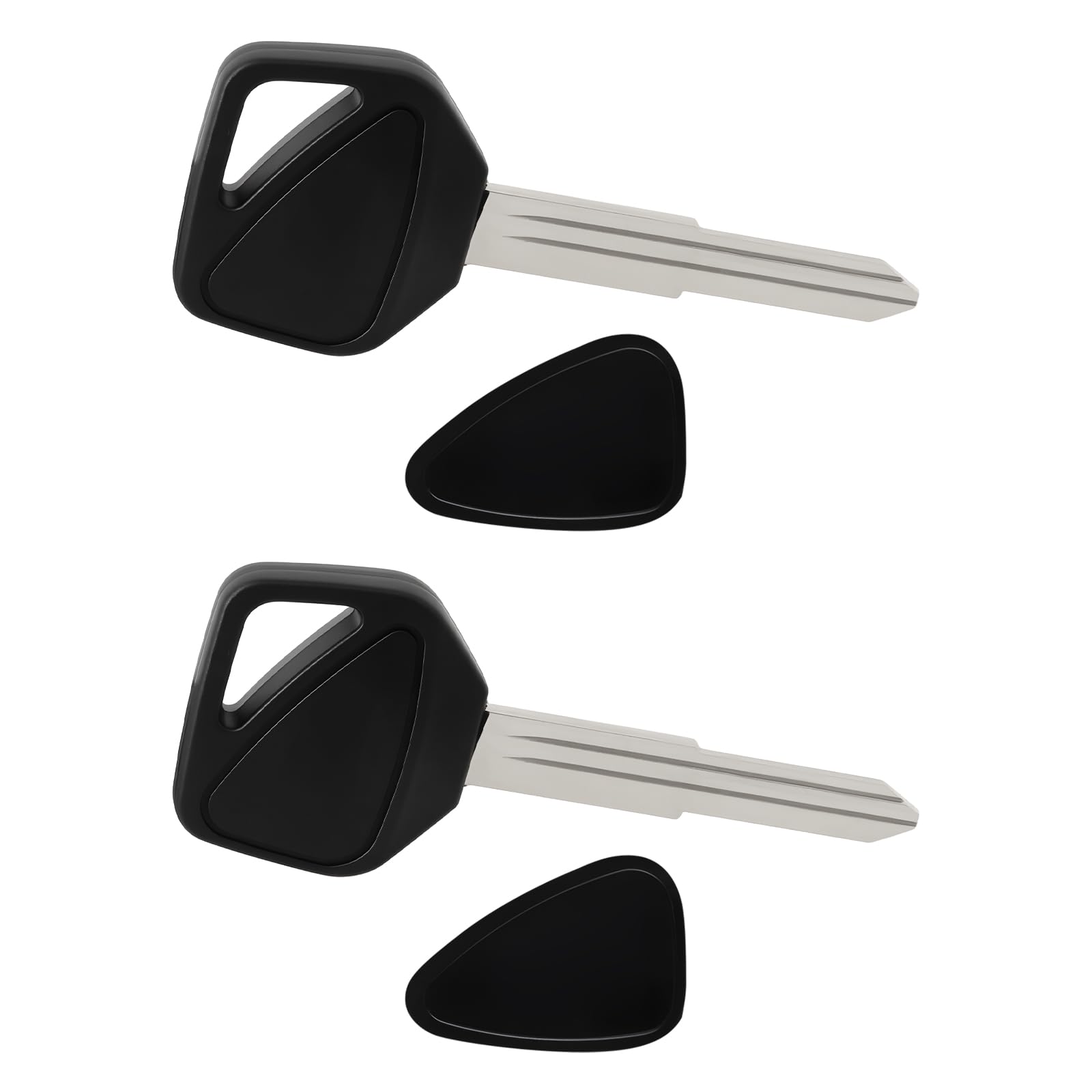2 Clés Vierges Voiture Honda CBR - Compatible 600F4i, 929, 954, 1000RR, 1100XX, VFR800 - Longueur 81mm - À Faire Tailler - 4