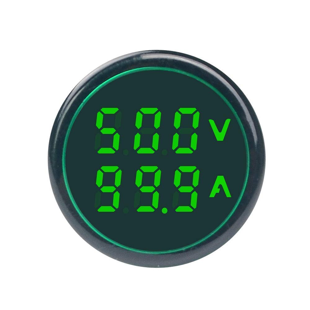 Robin Teper Teper RAV+AG Metar 403 Digital SMD Display Volt+Amp Meter,Big Digit V+A Dual Indicator Measuring Range 60-500 C+ 0-100Amp with W/CT,22 mm,Volt+Amp Tester (Atom Green) Pack of 1 (B08PBWNRVG) Amazon Price History, Amazon Price Tracker