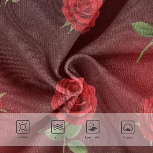 Cotton Girls Underwear Toddlers Red Floral Green Leaves Prints Panties for Girl Aesthetic Briefs Underpants 2t3