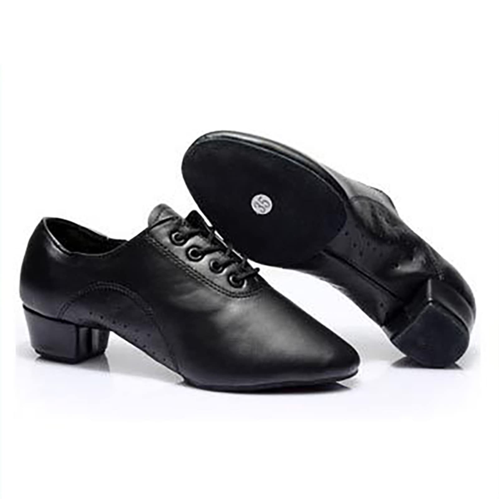 Scarpe da ballo latine in pelle per uomo moderne