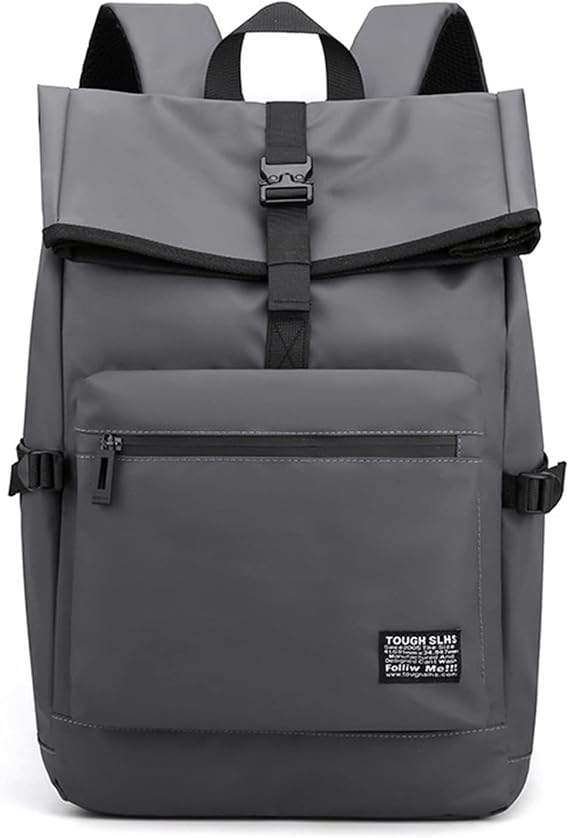 Amazon Co Jp リュック メンズ ビジネスリュック リュックサック バックパック 大容量 収納可 撥水加工 ハンドル付き パソコン リュック 防水リュック グレー ファッション
