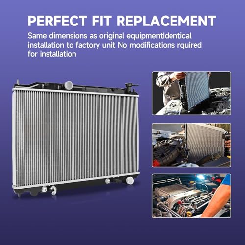 Image of UIU Coolant Radiator Assembly NO Max Trailering Pkg For Chevy Silverado 1500 5.3L 2019-2021,Silverado 1500 LTD 5.3L 2022,Silverado 1500 6.2L 2019-2021,GMC Sierra 1500 5.3L 2019-2023 & More