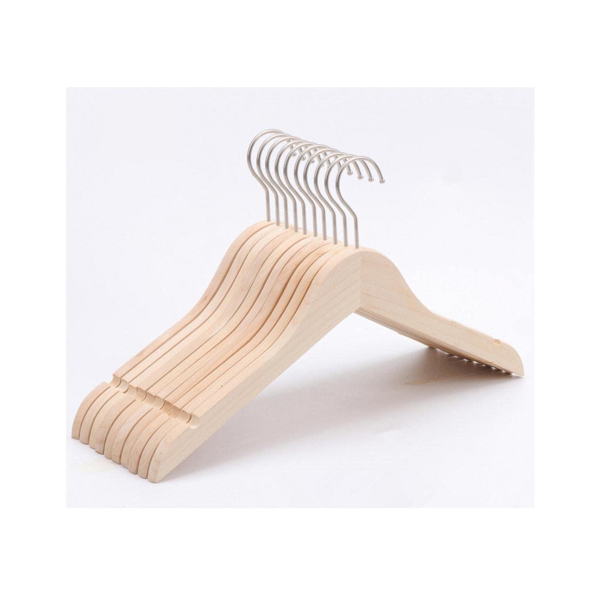 TXGJWRA Space Saving Coat Hangers Home 10-Pack Wood Hangers Space Saving Hangers Durable Hangers for Clothes Hangers Coat,
