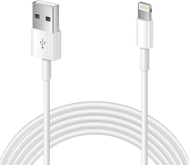 1 Pack Apple MFi Certified iPhone Charger Cable 1m, Apple Lightning to USB Cable Cord 1 metres Fast Charging Apple Phone Long Cables for iPhone13/12/12 mini/ 11/11Pro/Max/X/XS/XR/XS Max/8/7/6/iPad