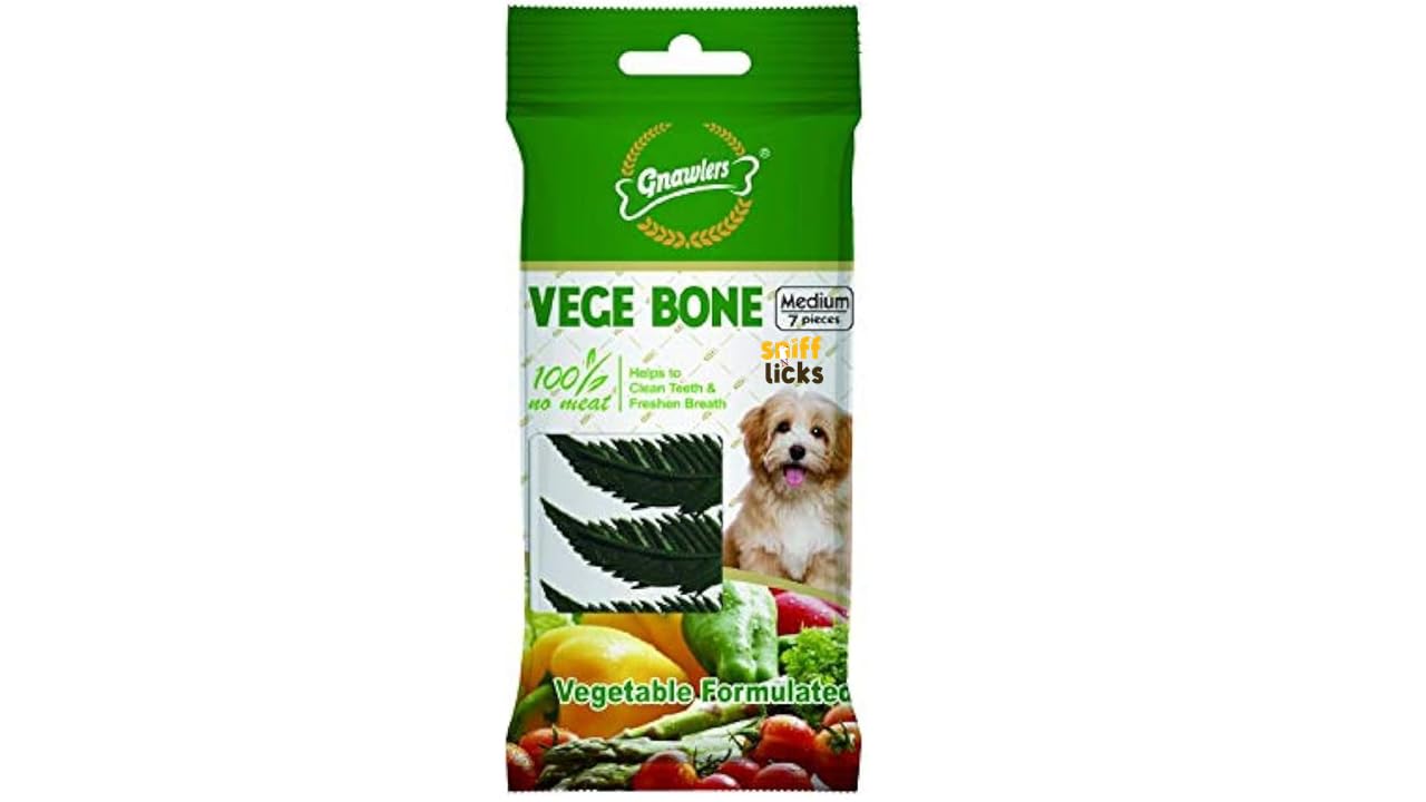 Gnawlers Puppy Snack, Healthy,Prebiotics, for Shiny Coat & Healthy Skin, Vege Bone, 7 Pieces, 60gm, (Pack of 4) by Sniff N Licks (B0CWGKD3NL) Amazon Price History, Amazon Price Tracker