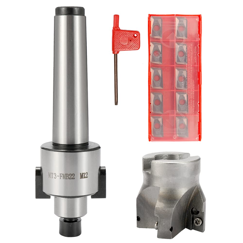 Précision en métal CNC Machine-outil Titulaire Broyeur Arbor 10PCS Carbure Inserts outil de tournage MT3-FMB22