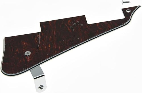 Miniatura 9 de Dopro Golpeador de guitarra LP de 1 capa, color crema con soporte cromado para Epiphone Les Paul