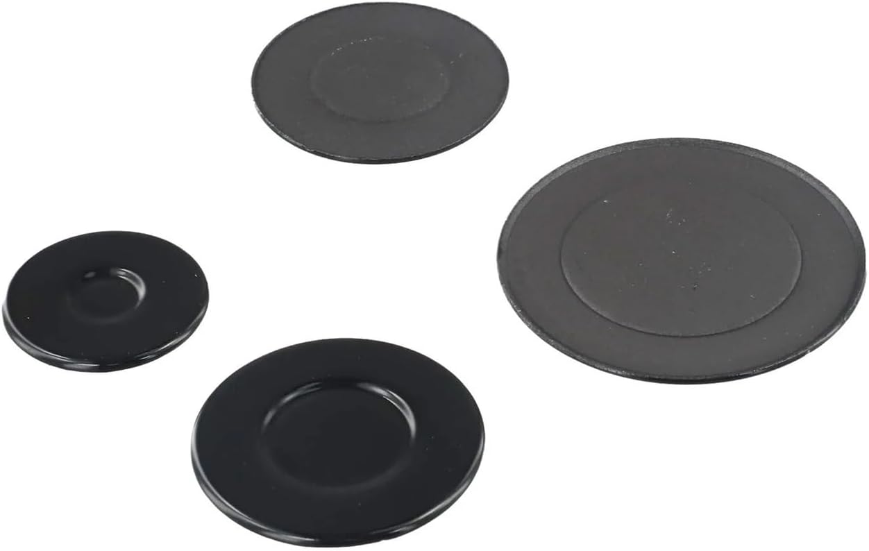 4 Pieces 55/75/100mm Cooktop Gas Burner Covers Suitable For Gas Stove Burner Covers Cookware Accessories Stove Cooking Tools(Concave)