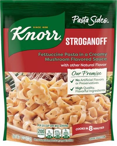Knorr Pasta Sides: Stroganoff (Pack of 4) 4 oz Bags