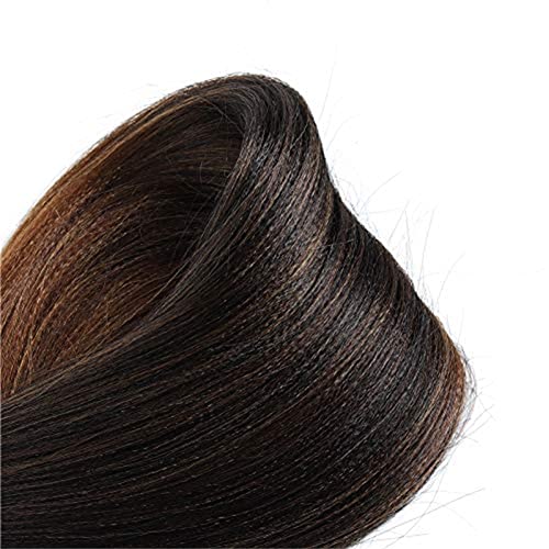 Braiding Hair,Yaki Texture Braiding Hair Pre Stretched,Kanekalon Braid Hair Extensions, Hot Water Setting Hair Braids(28''-6Packs,1B/30/27) #TOP1
