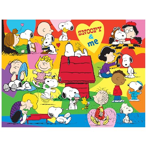 Roseart - Peanuts - Snoopy and Me - 300 Piece Jigsaw Puzzle by RoseArt - Used condition - US$8.88