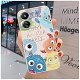 Bonita Funda Compatible con Xiaomi Redmi 15C(171mm) - Cómoda Case TPU Suave Monstruo Cereza Dibujos Animales Cover