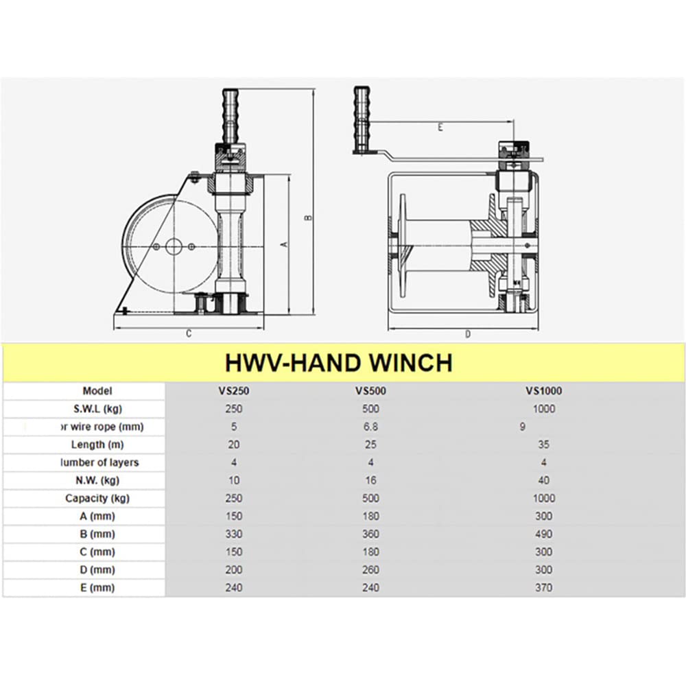 Verricello Manuale Bravex 3000 Libbre - Argano A Cricchetto Con Cinghia 10m Per Barche, Rimorchi E SUV - Foto 7