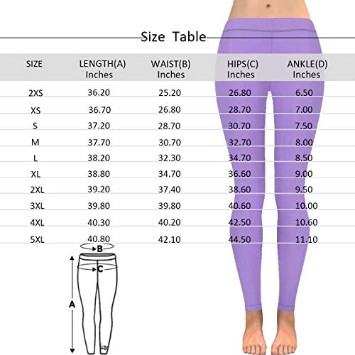 InterestPrint Women\'s Stretchy Yoga Pants Hand Drawn Native American Indian Headdress with Human Skull Running Workout Active Leggings 2XL