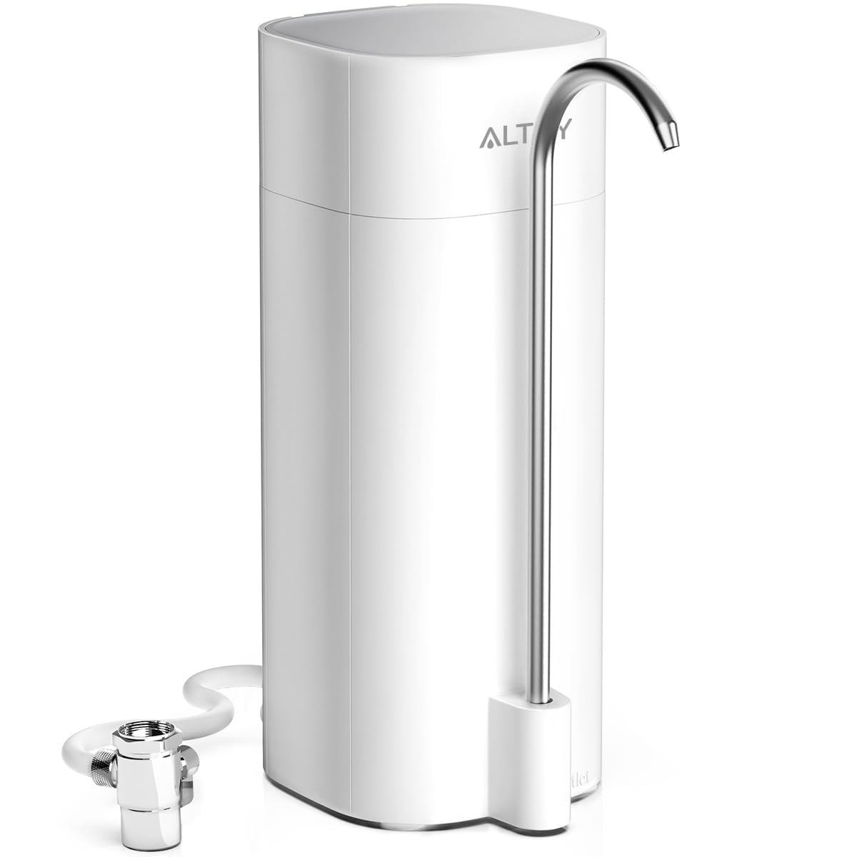 ALTHY CF-05 0.01μm Ultra Filtration Countertop Faucet Drinking Water Filter System, Water Purifier Reduces Lead, Chlorine, Bad Taste & Odor, 8000Gallons