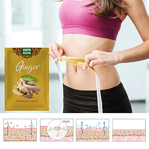 Ginger Health Care Patch - Easy to Use Natural Herbal Ginger Patch - Natural Ginger Body Pads Patche