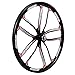 BBR Tuning 26 Inch Heavy Duty 10 Spoke STAR Motorized Bike Mag Wheel Set (Black)