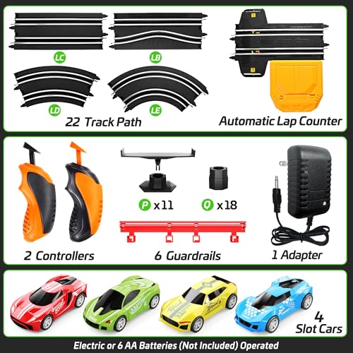 Heirio H66CAR Slot Car Race Track Sets thumb #5