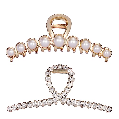 Textention AGD20112988 Rhinestone Hair Claw Clips cover