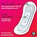 U by Kotex Security Maxi Feminine Pads, Regular Absorbency, Unscented, 24 Count