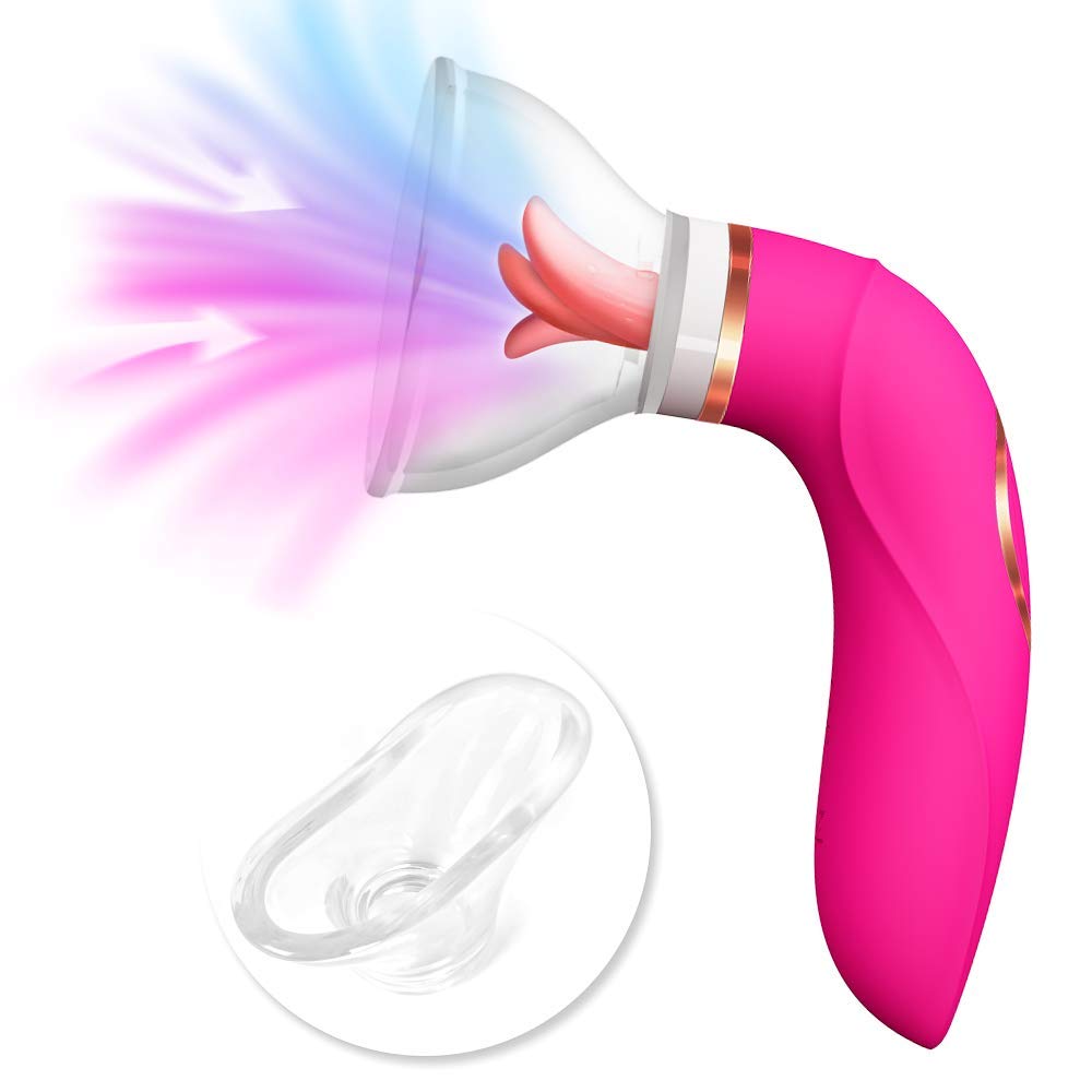 Clitoral Vibrator Sex Toys with 8 Sucking 5 Licking Vibrations Toys G-spot Nipples Vagina Clitoral Stimulator for Adult