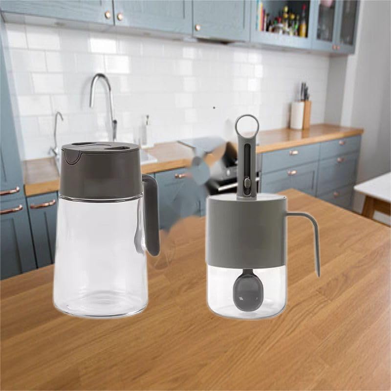 Amazon.com: 玻璃油壶/with Glass oil can/防漏油瓶家用厨房用于