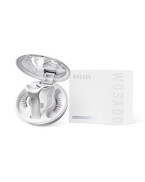 WOSADO [No.27 Chicago Skyline] Magnetic Eyelashes with Applicator Kit, Reusable Magnetic Lashes without Eyeliner, Glue-free False Lashes, Waterproof, Lightweight, Suit for Natural Makeup