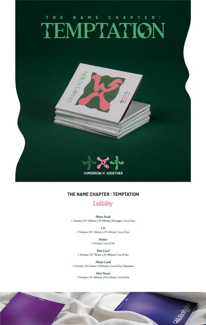 TXT TEMPTATION Lullaby アルバム フルコンプ TXT TEMPTATION Lullaby アルバム フルコンプ TOMORROW X