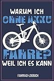 Warum ich ohne akku fahre weil ich es kann Fahrrad-Logbuch: Fahrradtouren Buch Tagebuch für Radfahrer Logbuch für die Fahrradtour. Notiere die Tour um ... die Tour zu verbessern. Rennrad Vintage Retro