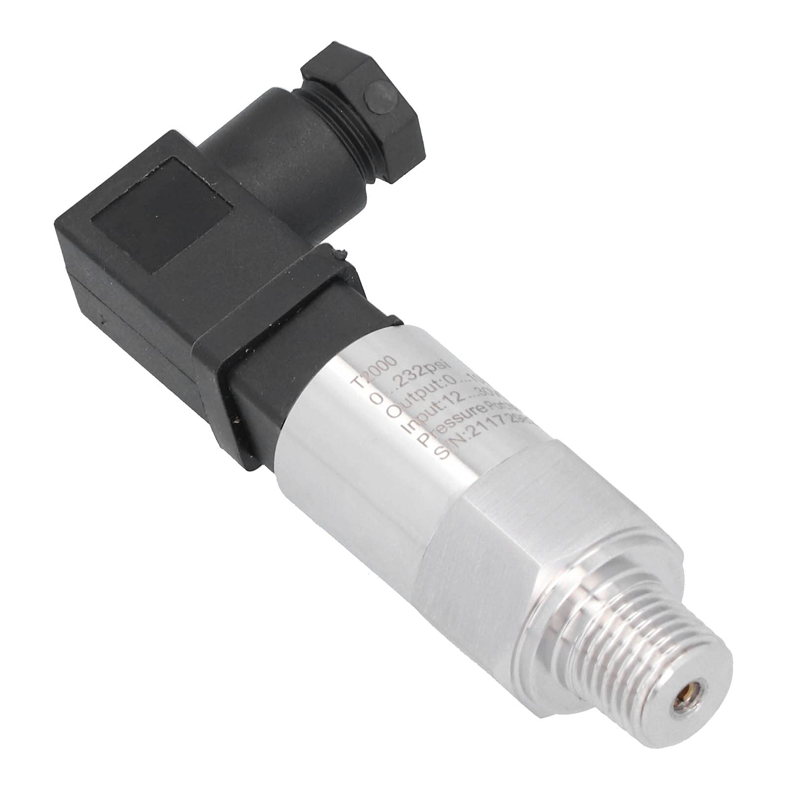 Fafeicy Wasserdruck Sender, 0-232psi Drucksensor mit ASIC Tech, NPT1/4, 0-10V, 1,5 -mal der Nenndruck, Breites Anwendungs Feld, Edelstahl