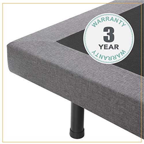 Classic Brands Adjustable Comfort Upholstered Adjustable Bed Base With Massage, Wireless Remote, Three Leg Heights, And Usb Ports-Ergonomic, King (Split), Black #TOP6