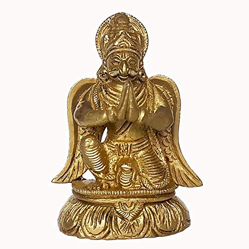 CollectionsAroundTheWorld Statue Garud Garuda Galon Nan Belu Legendärer Vogel Berg des Herrn Vishnu Messing Hindu, Antike, Statue für Gesundheit, Reichtum, Wohlstand und Glück Cover