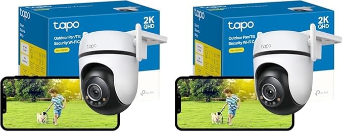 Tapo C520WS - Cámara Vigilancia Wi-Fi Exterior 360°, Resoluc
