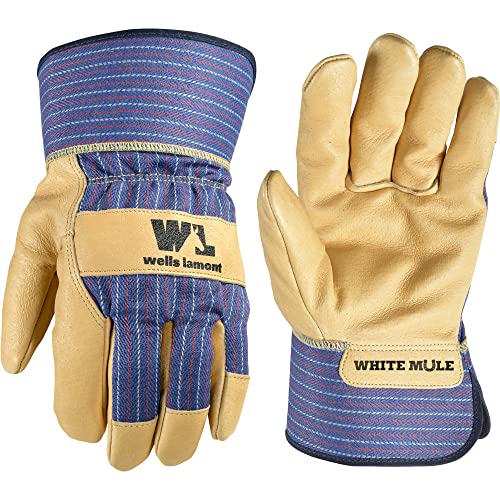 Wells Lamont Heavy Duty Work Gloves with Leather Palm (Wells Lamont 3300XL), Palomino, X-Large (Pack of 1) #1