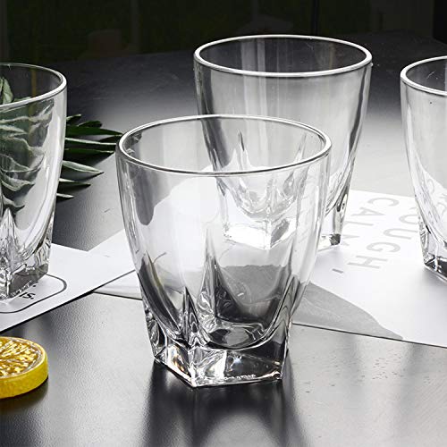Cocktail Glass,QAPPDA Rocks Glasses 11 oz,Clear Drinking Glass,Whiskey Glasses,Old Fashioned Glass Bourbon Glasses Shot Glass Great for Restaurants,Bars,Parties,Water Cups Vodka Glass Cups 12 Pack…