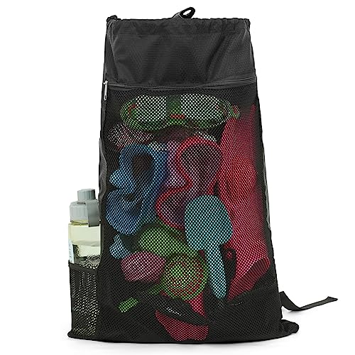 Travel Backpack, Scuba Diving Gear Bag for Snorkel Equipment, Snorkel Bag Backpack for Mask, Fins, Swimming Gear, Beach and Sports Equipment (13.38" x 10.23" inch)