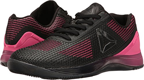 Reebok Women's Crossfit Nano 7.0 Cross-Trainer Shoe, Solar Pink/Black/Lead/White, 8 M US