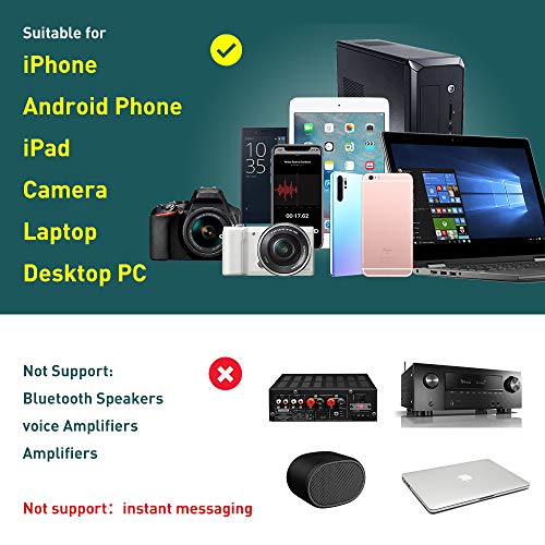 UHF Wireless Lavalier Lapel Microphone,Upgraded Digital Screen Adjustable Wireless Mic System,Compatible with iPhone,Phone,PC,Laptop,Camera,ipad,Use to Live,Video Recording,TikTok,YouTube,Teaching