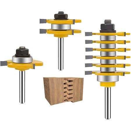 MAYLNE Router Bit Set 6 Finger Joint 