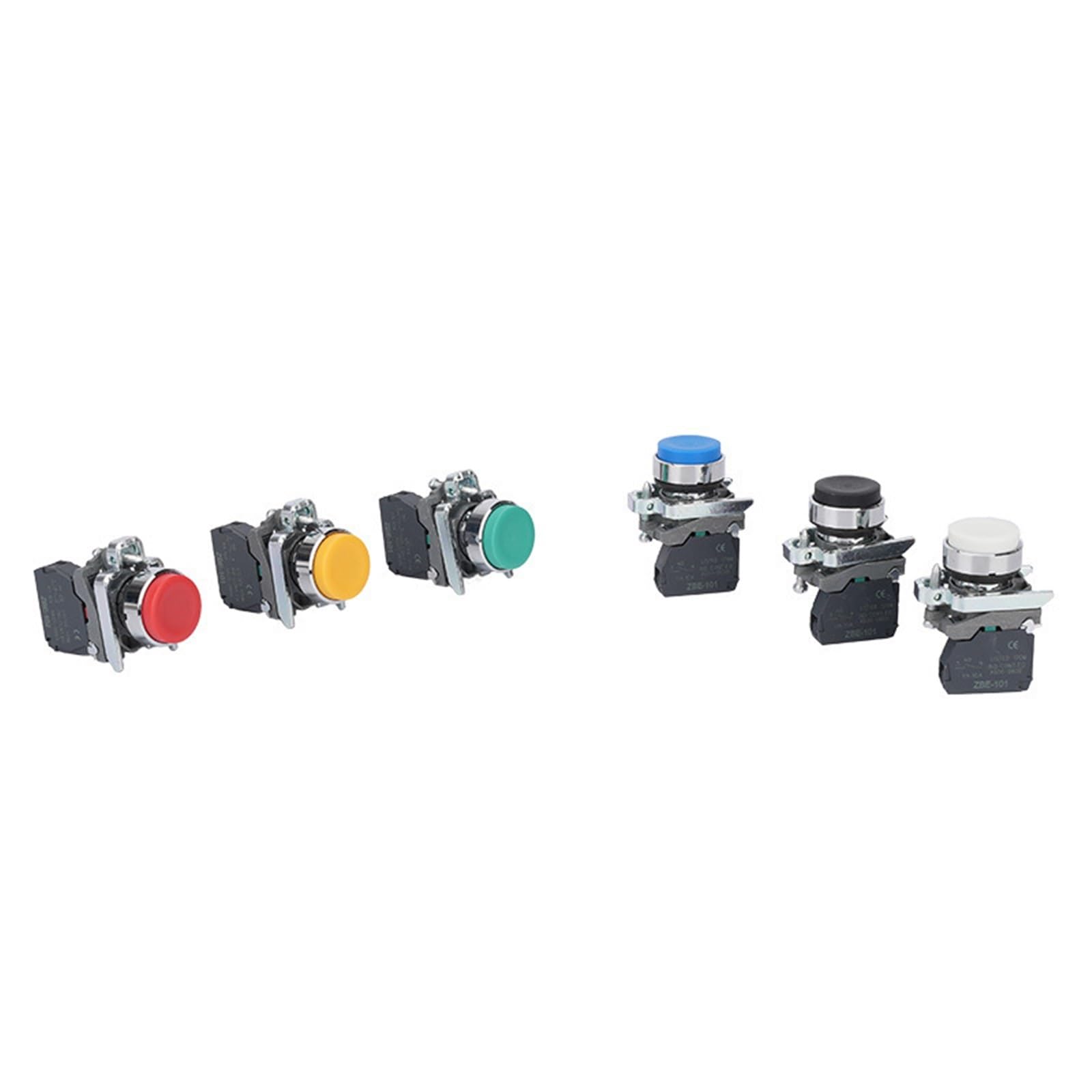 Bouton industriel XB4-BL22 en métal pour commande robuste