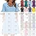 Women's V Neck Loose A Line Dress Printed Fashion Casual Sundress 2026 Summer Short Sleeve Dresses with Pockets
