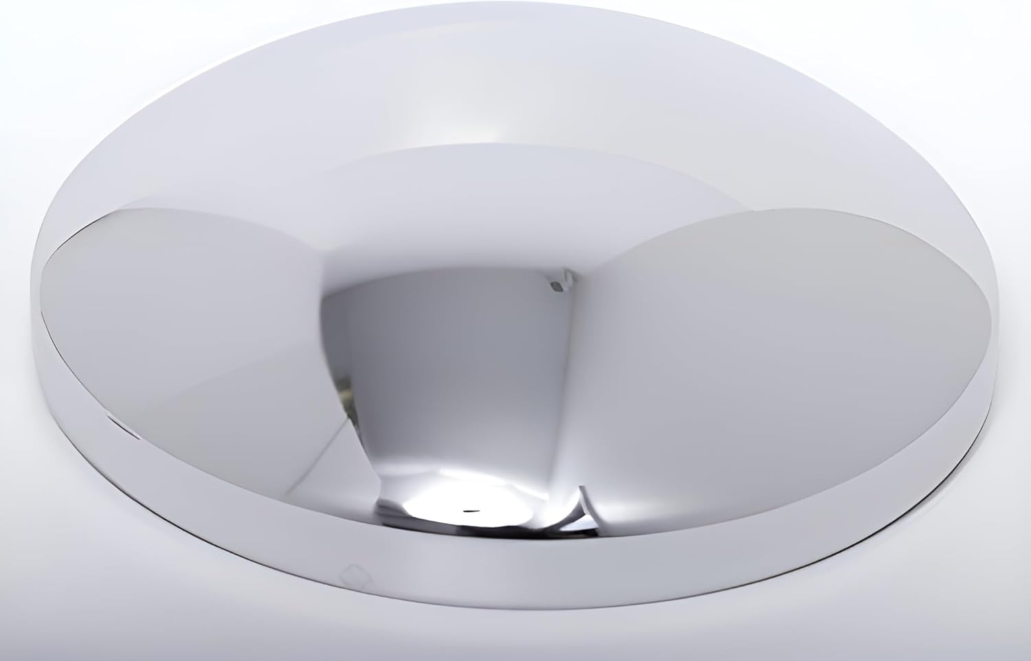 OxGord 10" Baby Moon Hubcaps (10 1/8") Chrome Plated Metal Center Caps Set of 4, Compatible with GM Classic Vehicles, Vintage Retro Style Wheel Covers, Universal Fit for Standard Steel Wheels