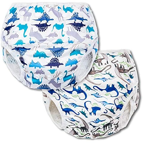Joyo roy Baby Swim Nappy 2PACK Reusable Swim Nappies for Baby Boy Adjustable and Washable Swim Nappy Cover Cover