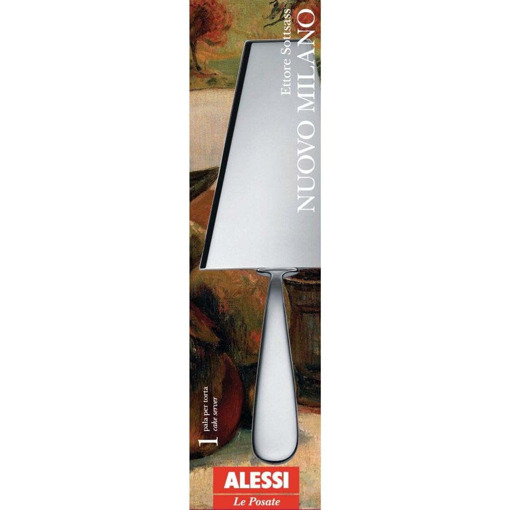 Alessi 5180/15 Nuovo Milano Pelle à Tarte en Acier Inoxydable 18/10 Brillant, Argent