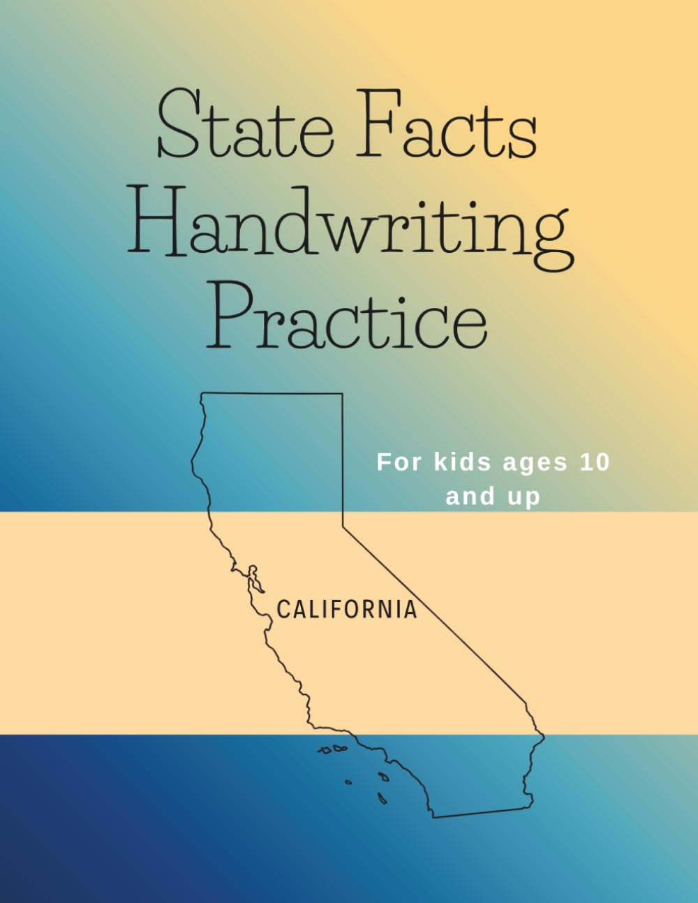 State Facts Handwriting Practice: California