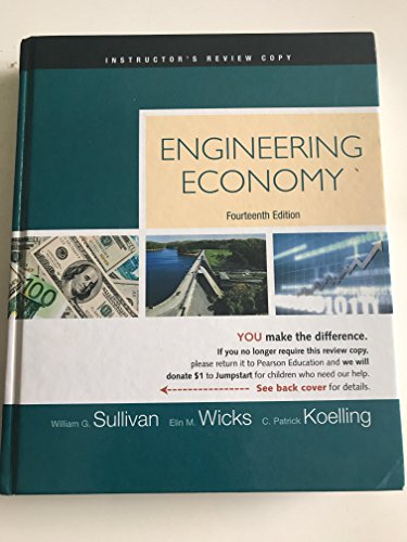 Engineering Economy - Instructors Copy 0136045324 Book Cover