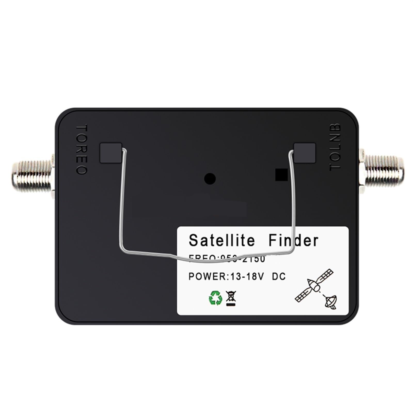Ricevitore Del Misuratore Di Segnale Di Allineamento Del Cercatore Satellitare For Parabola SATV LNB Direc Amplificatore Di Segnale Digitale Localizzatore Sat Finder(Added Black cable)