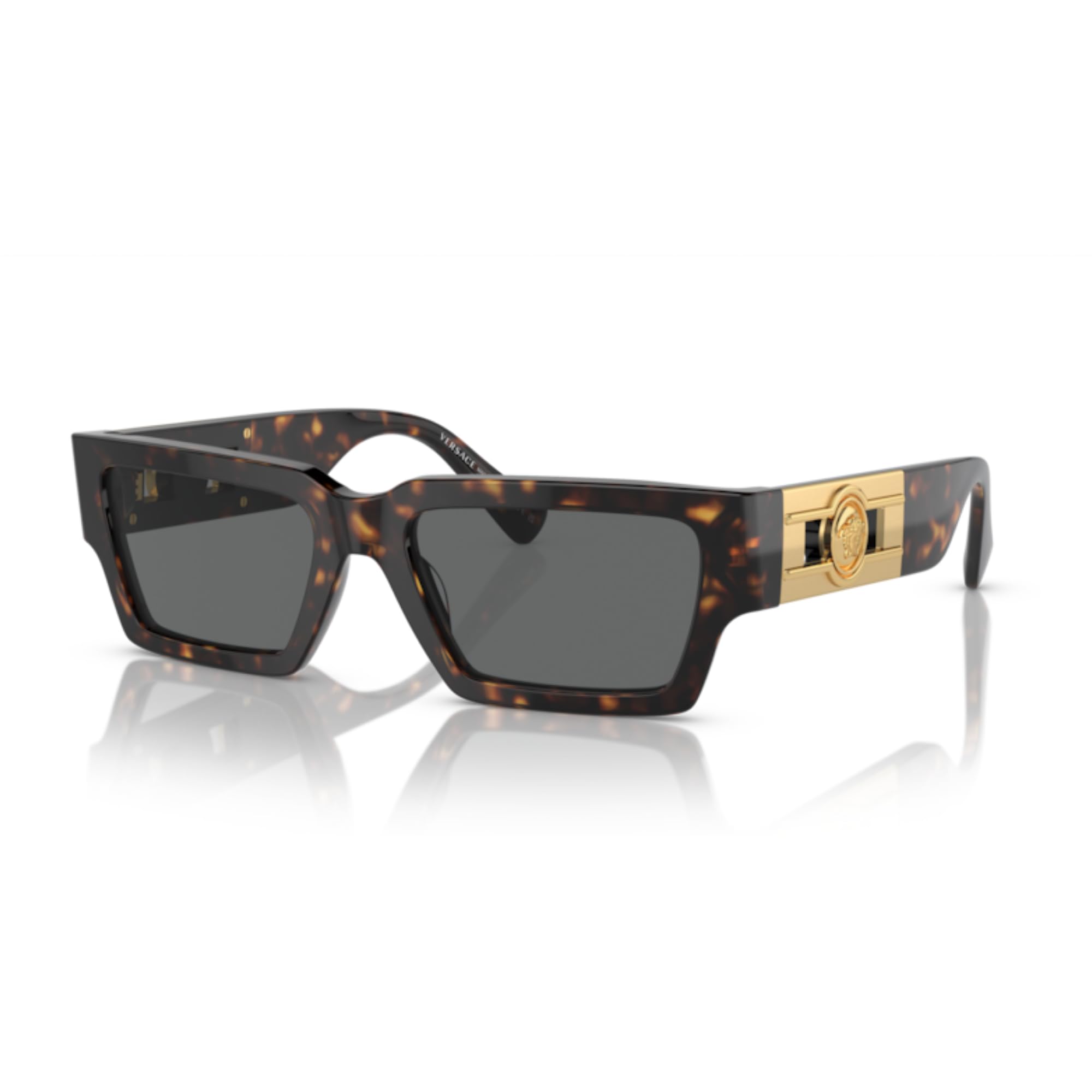 Versace VE4459 Rectangular Sunglasses for Men for Women +BUNDLE with ACCESSORY EYEWEAR KIT