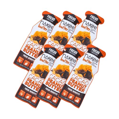 Nakee Butter Focus Nut Butter: High-Protein, Low-Carb Keto Peanut...